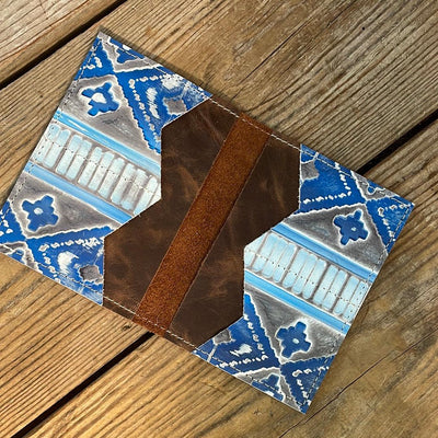 Waylon Wallet - w/ Mustang Leather-Waylon Wallet-Western-Cowhide-Bags-Handmade-Products-Gifts-Dancing Cactus Designs