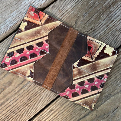 Waylon Wallet - w/ Mustang Leather-Waylon Wallet-Western-Cowhide-Bags-Handmade-Products-Gifts-Dancing Cactus Designs