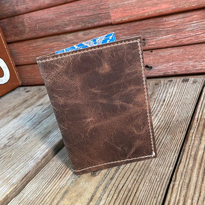 Waylon Wallet - w/ Mustang Leather-Waylon Wallet-Western-Cowhide-Bags-Handmade-Products-Gifts-Dancing Cactus Designs
