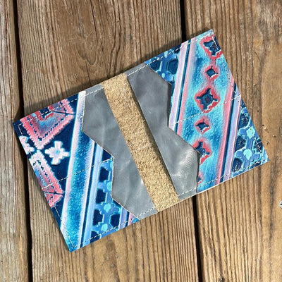 Waylon Wallet - w/ Tucson Sundown Navajo-Waylon Wallet-Western-Cowhide-Bags-Handmade-Products-Gifts-Dancing Cactus Designs