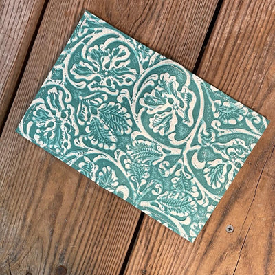 Waylon Wallet - w/ Turquoise Sand tool-Waylon Wallet-Western-Cowhide-Bags-Handmade-Products-Gifts-Dancing Cactus Designs