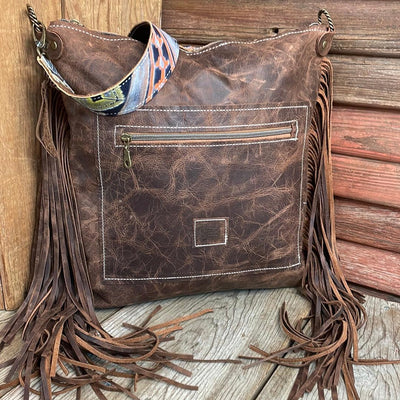 Wynonna - Rosegold acid w/ Teton Sunset-Wynonna-Western-Cowhide-Bags-Handmade-Products-Gifts-Dancing Cactus Designs